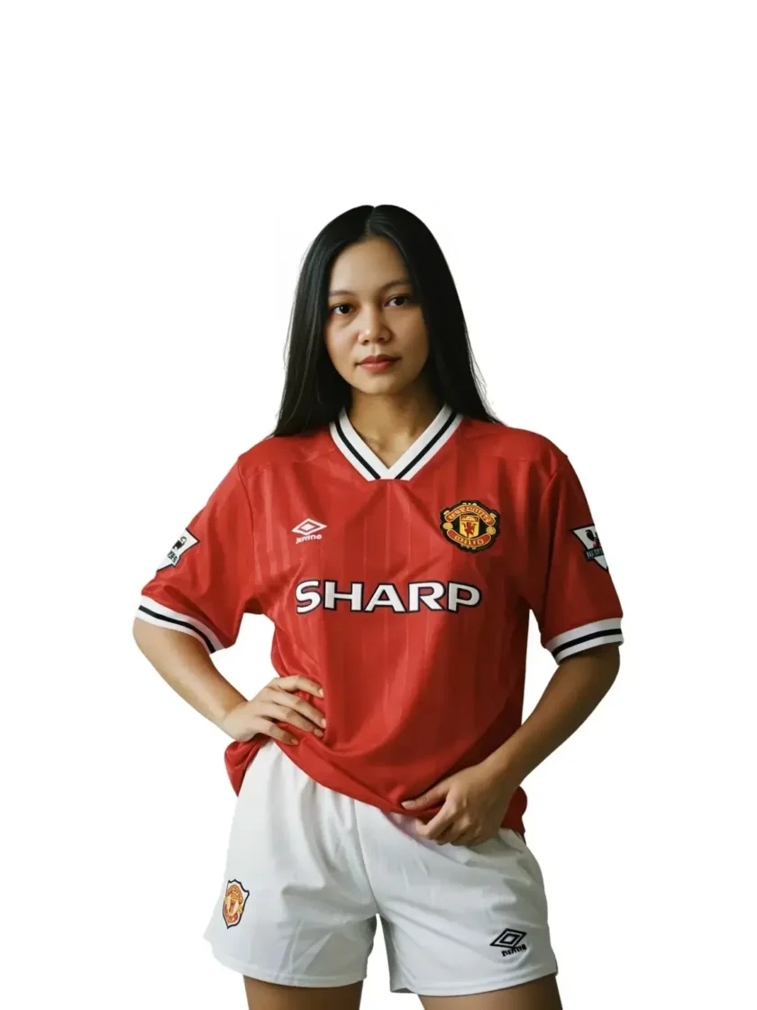 Jersey Manchester United 1998 Wanita Original